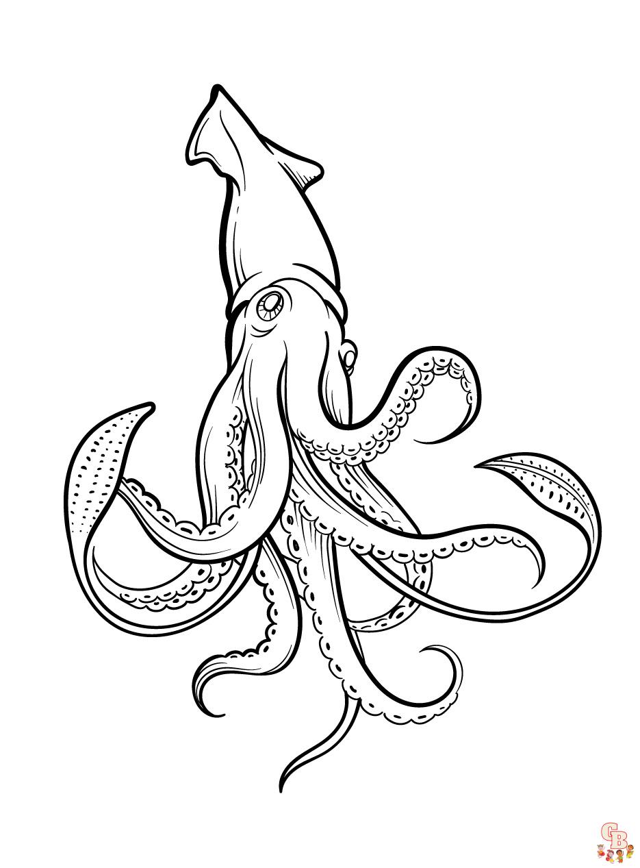 Sea Creatures Coloring Pages 2