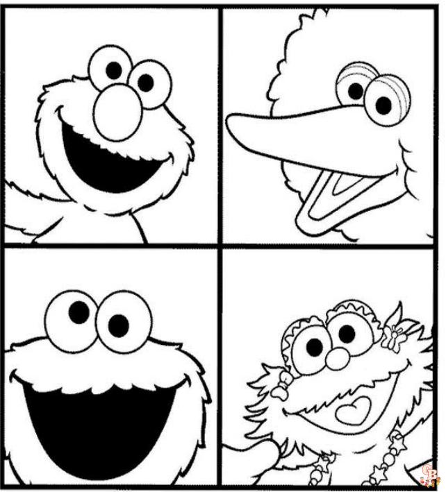 Sesame Street Coloring Pages 5