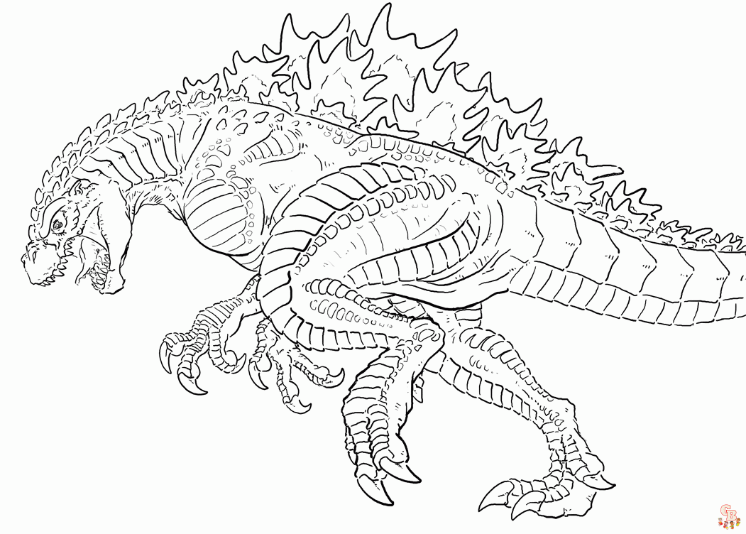 Shin Godzilla Coloring Pages 1