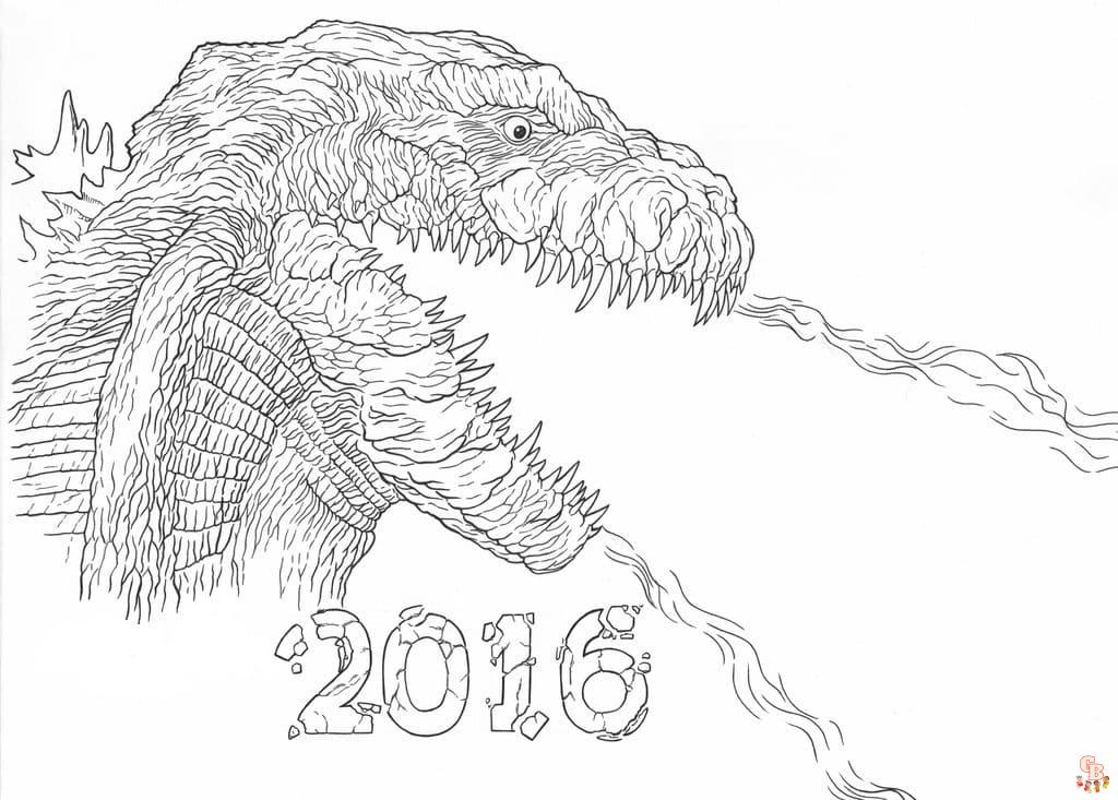 Shin Godzilla Coloring Pages 7