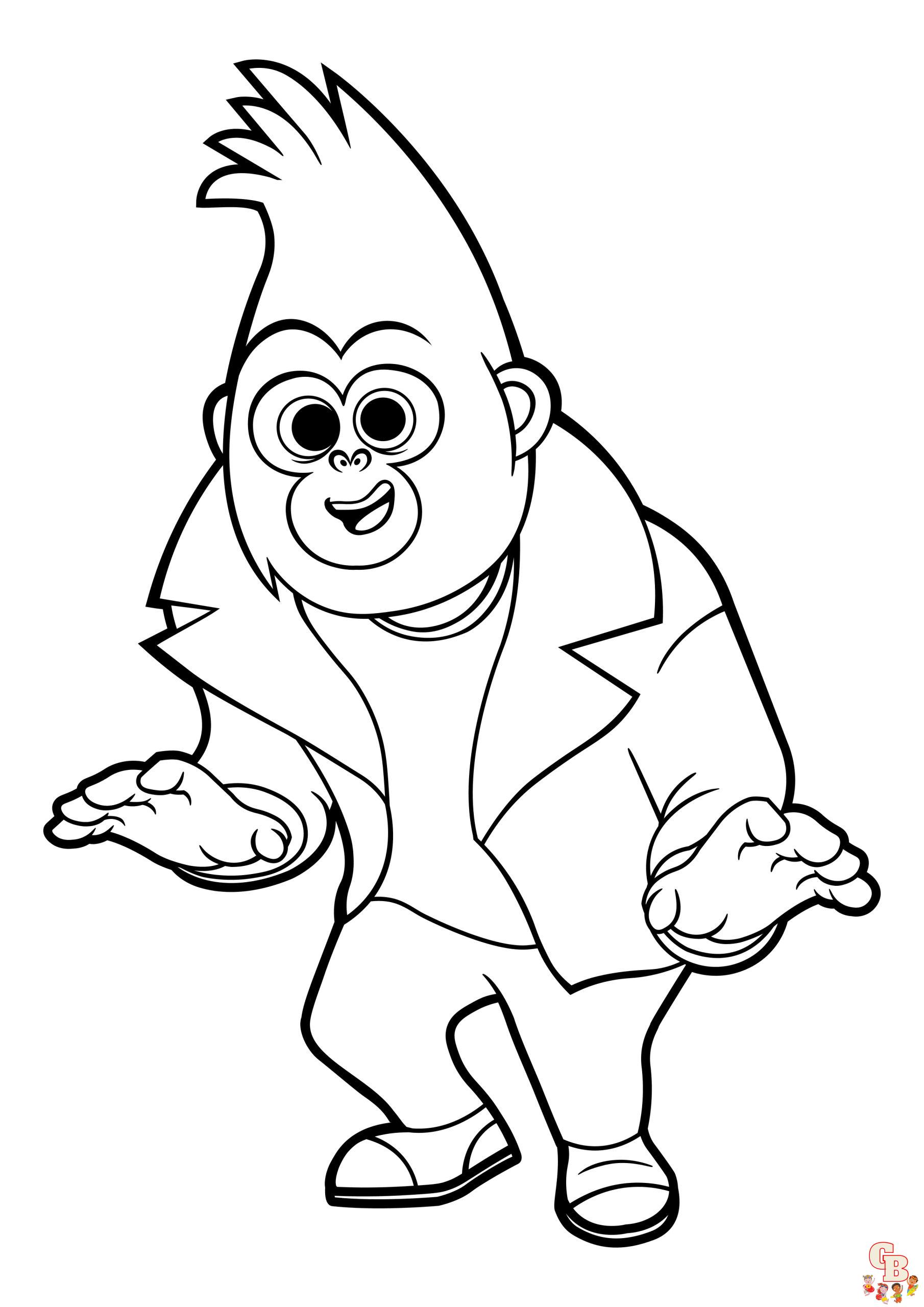 Sing Coloring Pages 2