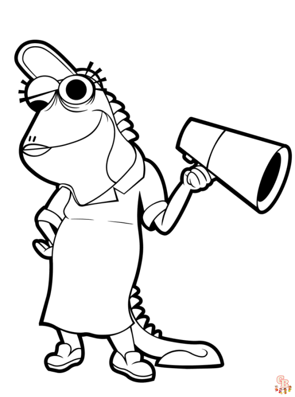 Sing Coloring Pages 5