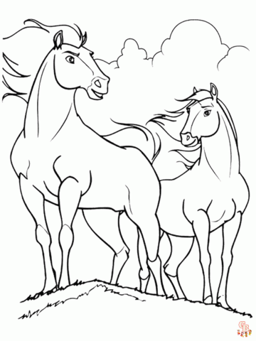 Spirit Coloring Pages 2