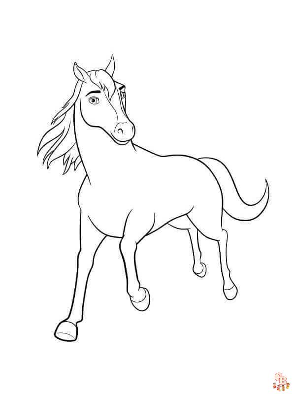 Spirit Coloring Pages 4