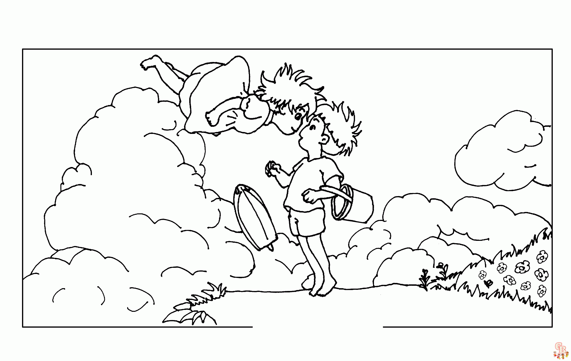 Studio Ghibli Coloring Pages 1