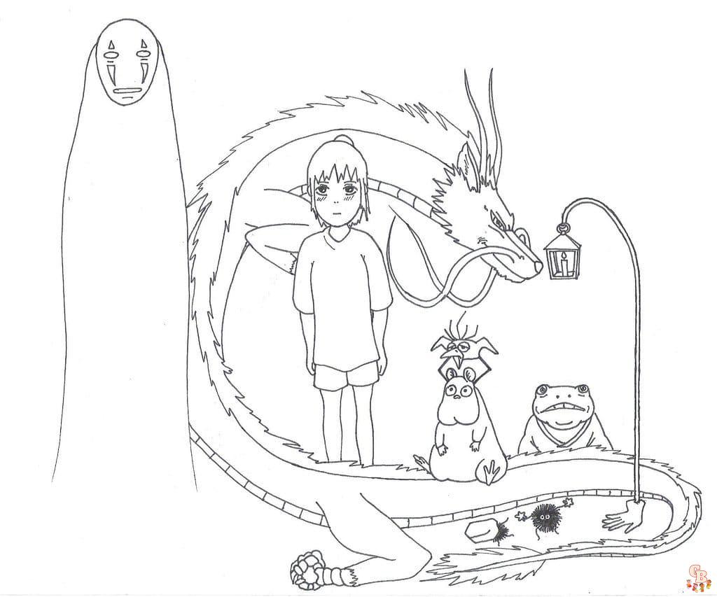 Studio Ghibli Coloring Pages 4