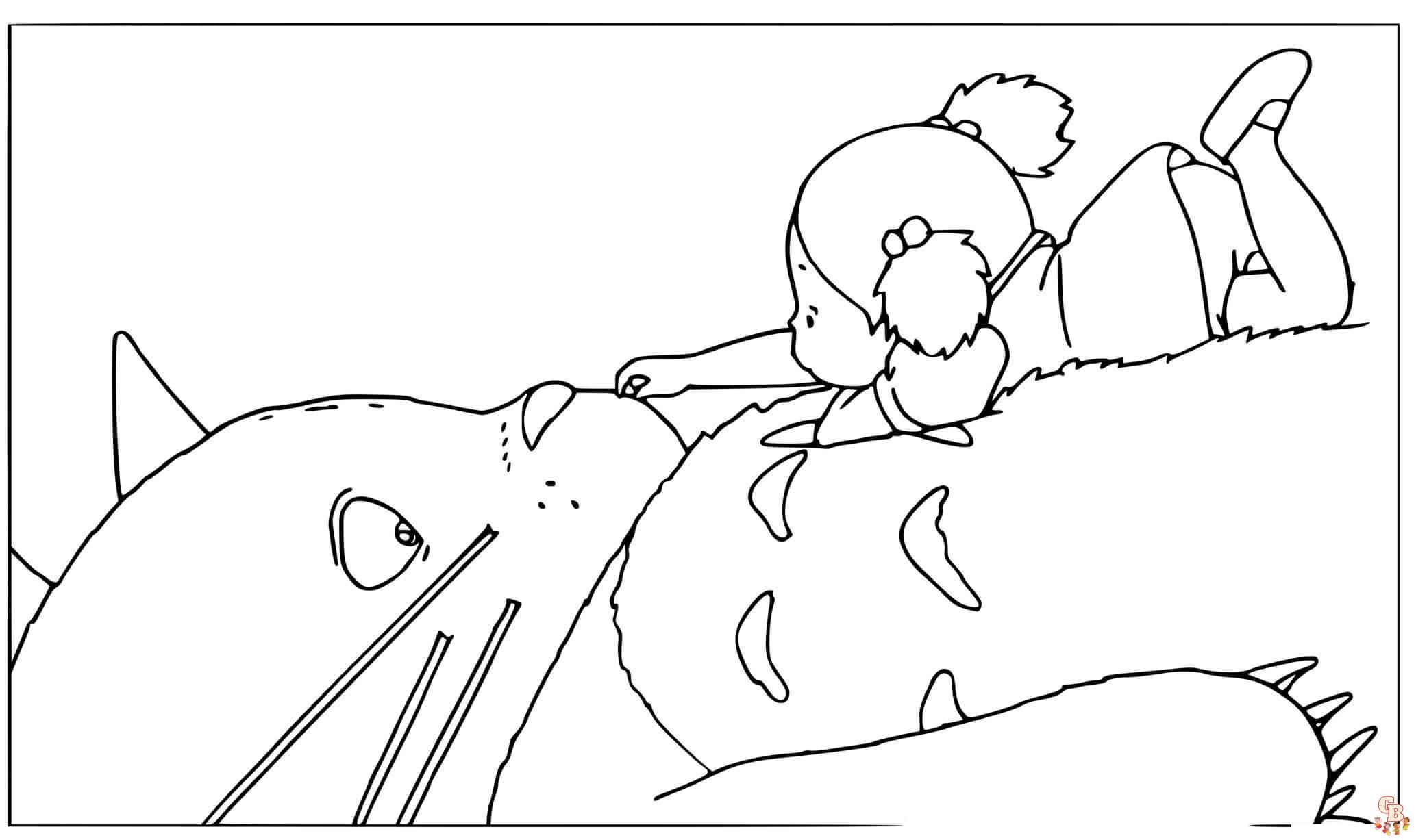 Studio Ghibli Coloring Pages 7