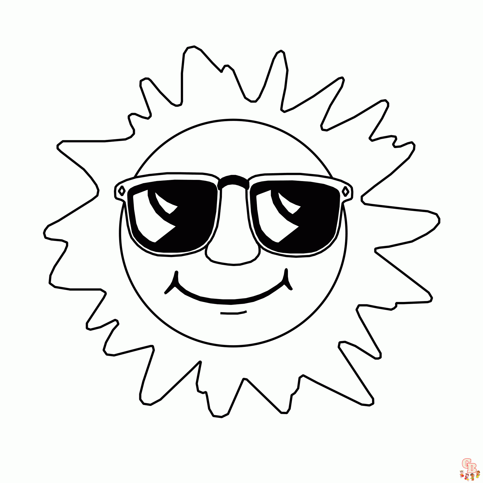 Sun Coloring Pages 1