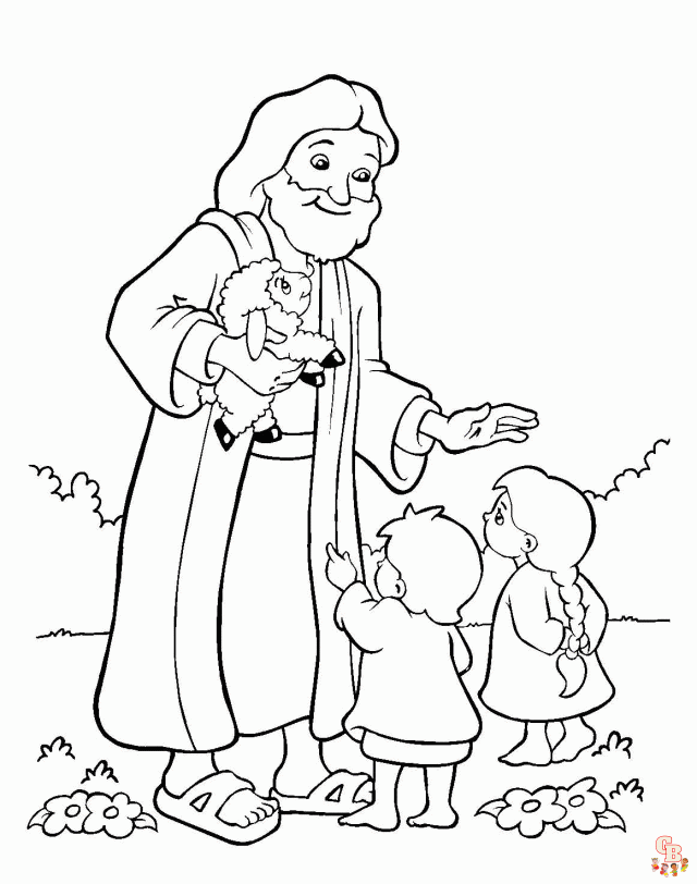 Sunday School Coloring Pages 1