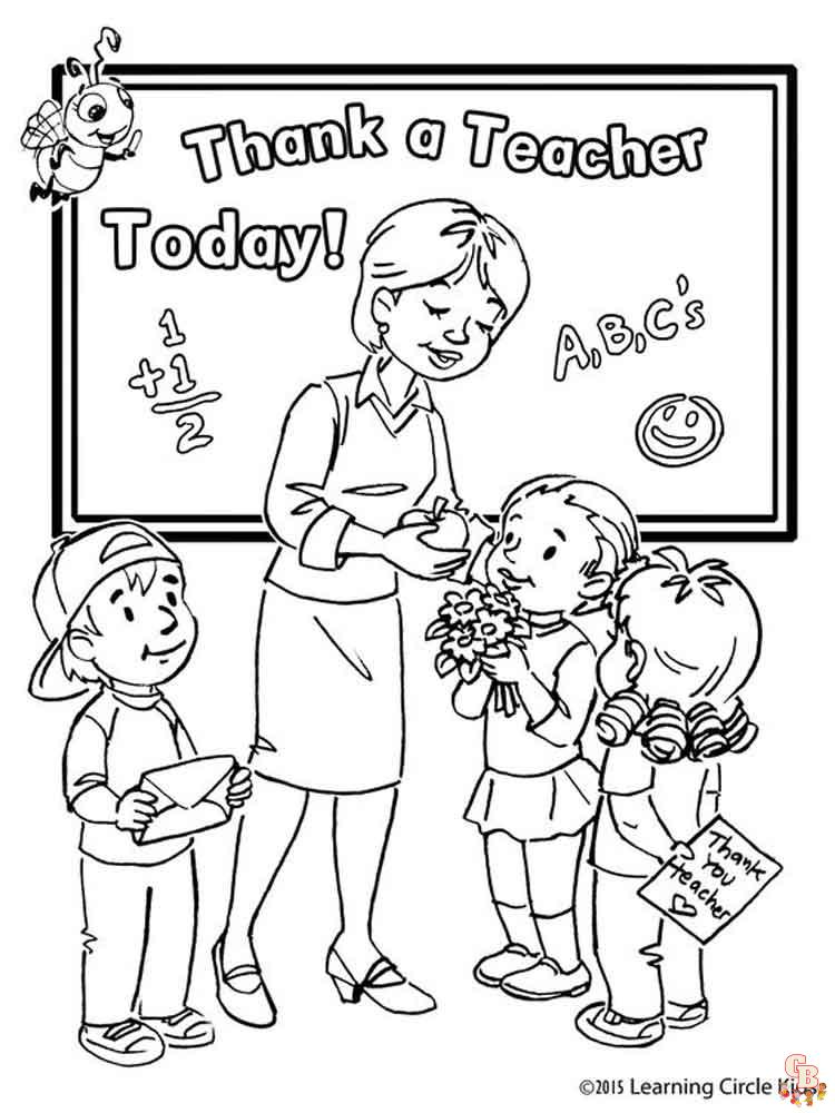 Teacher Coloring Pages 2