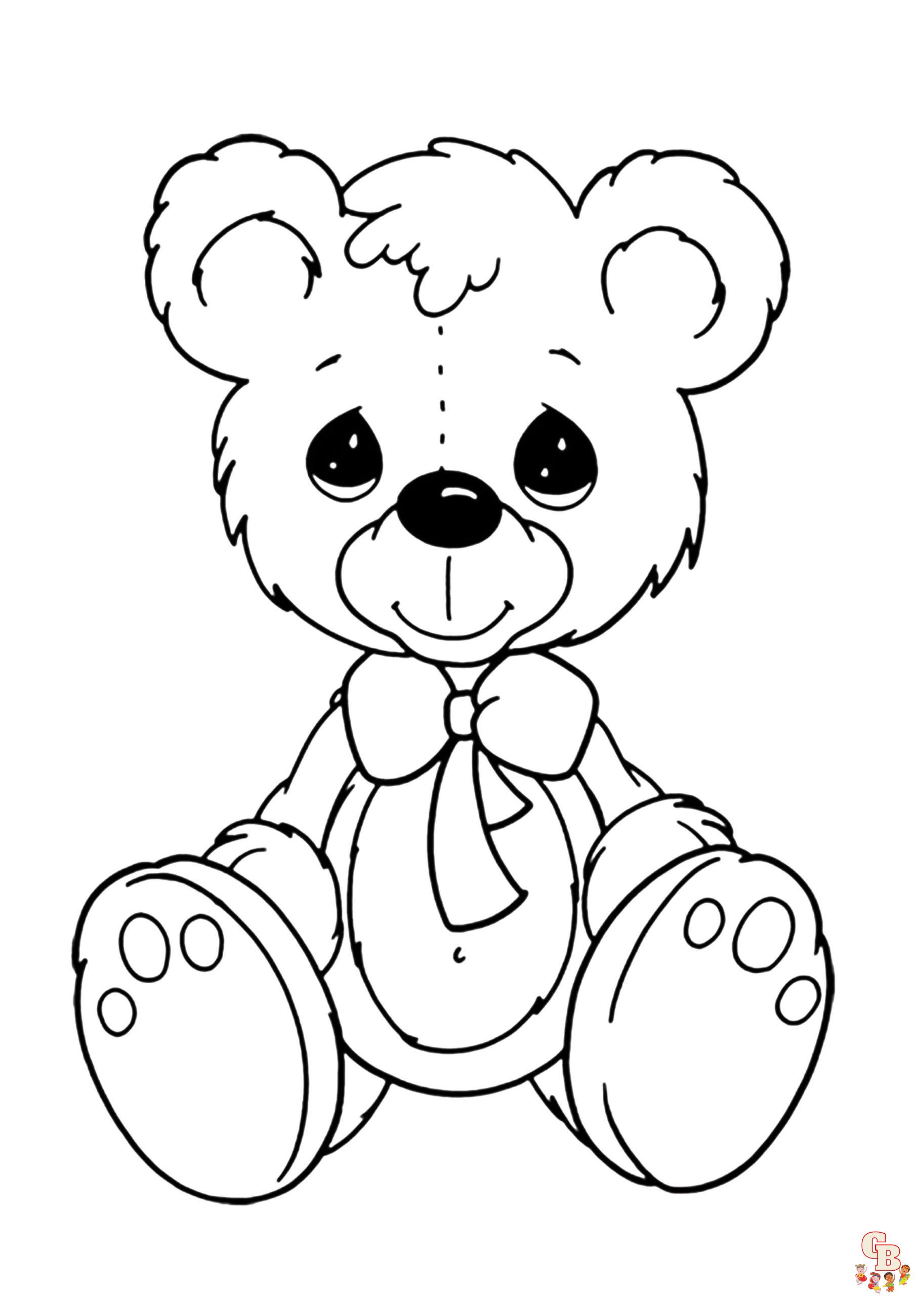 Teddy Bear Coloring Pages 3