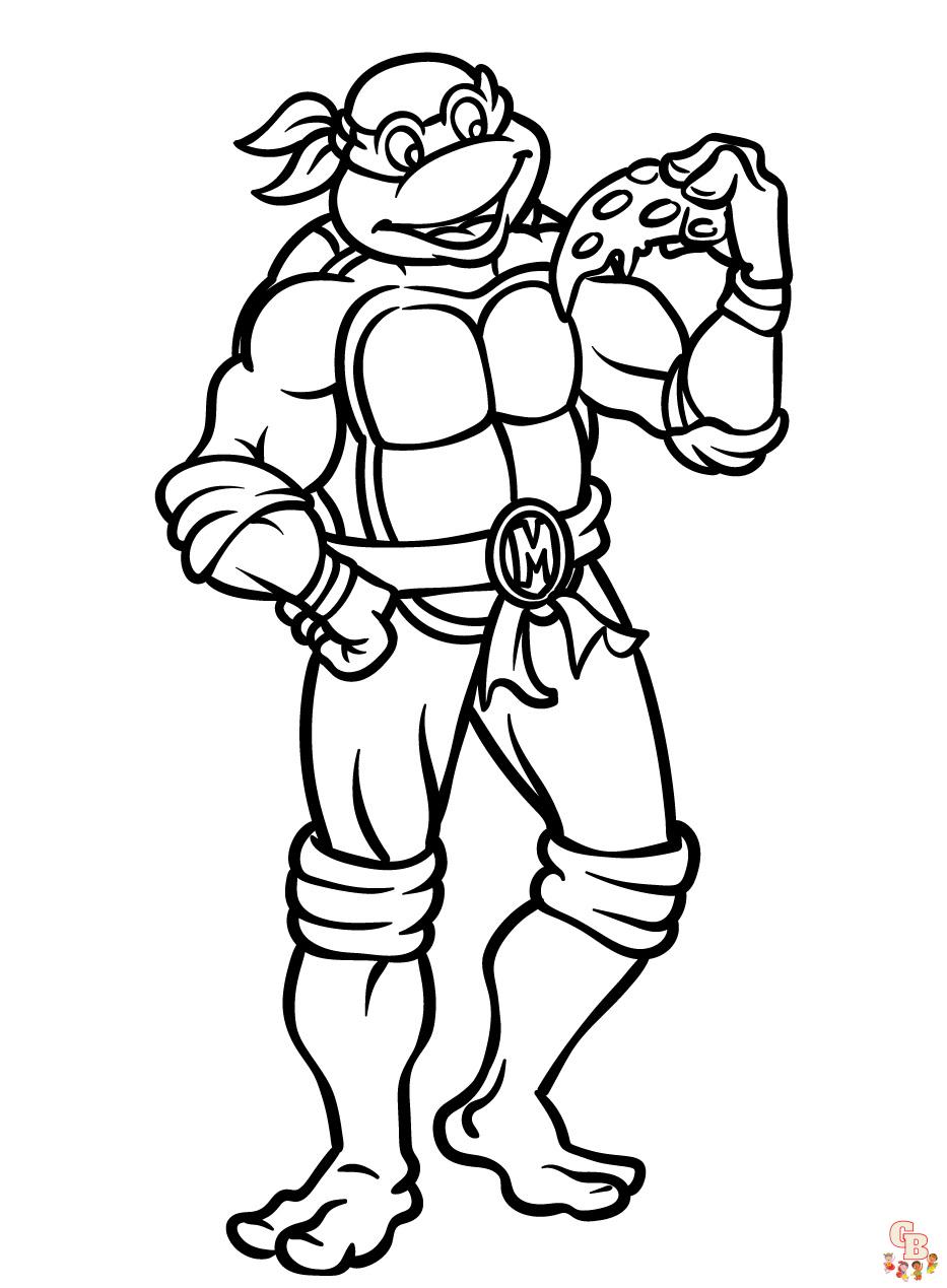 Teenage Mutant Ninja Turtles Coloring Pages 5