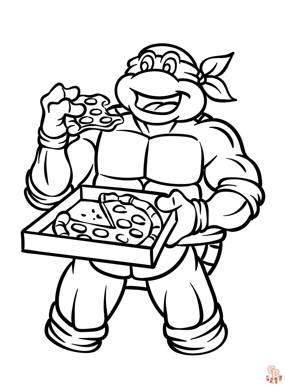 Teenage Mutant Ninja Turtles Coloring Pages 6