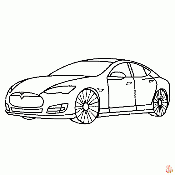 Tesla Coloring Pages 1