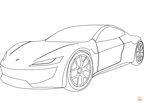 Tesla Coloring Pages 2