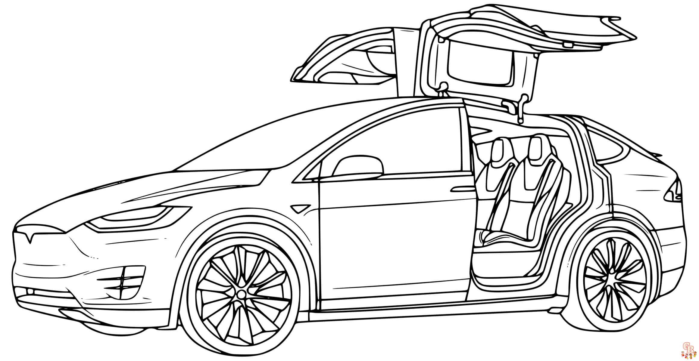 Tesla Coloring Pages 3