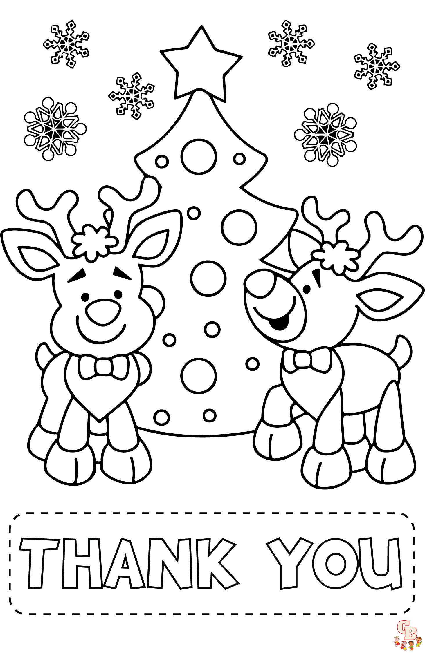 Thank You Coloring Pages 1