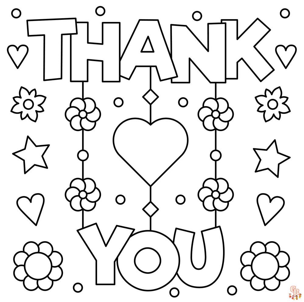 Thank You Coloring Pages 6