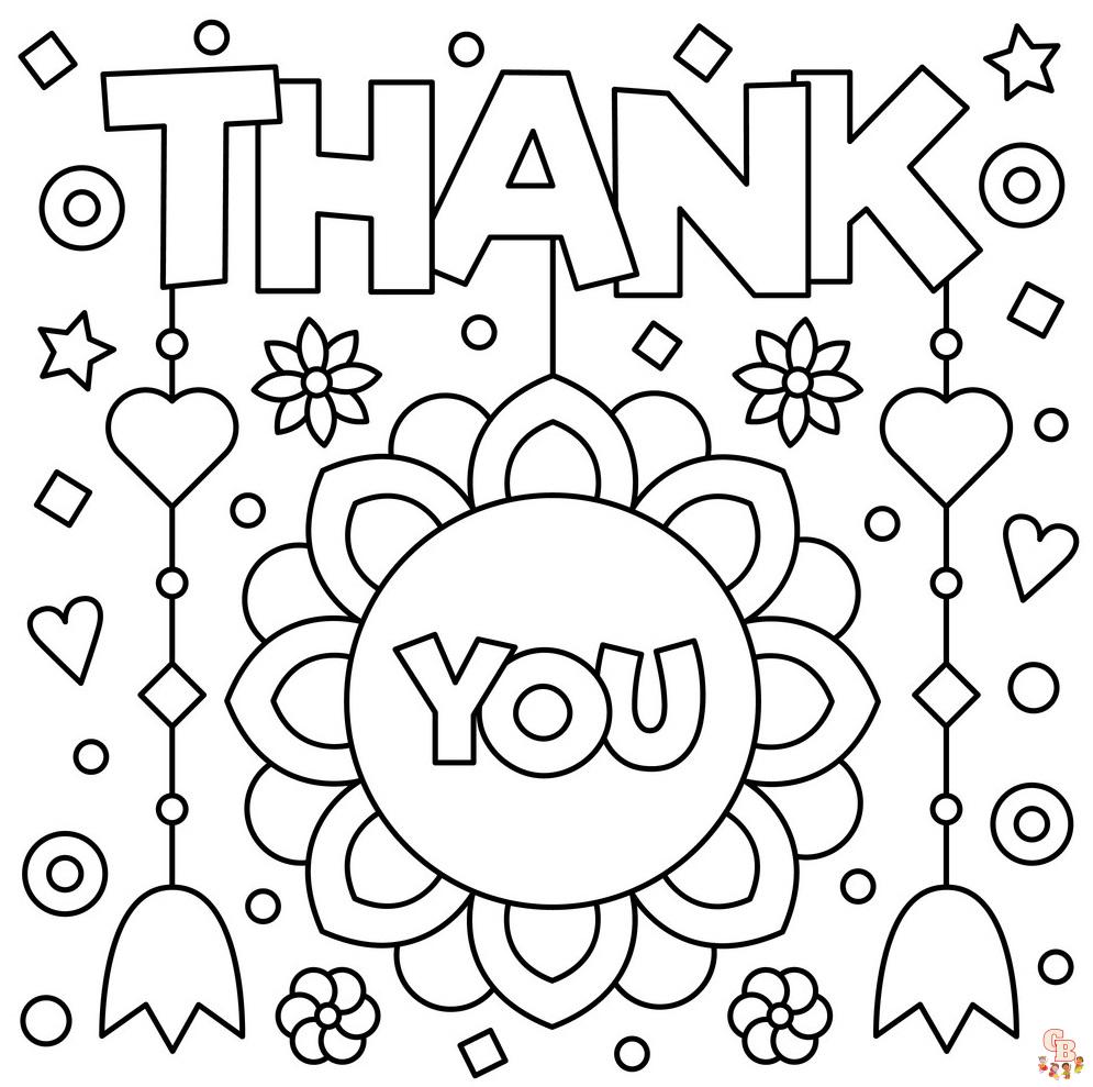 Thank You Coloring Pages 7