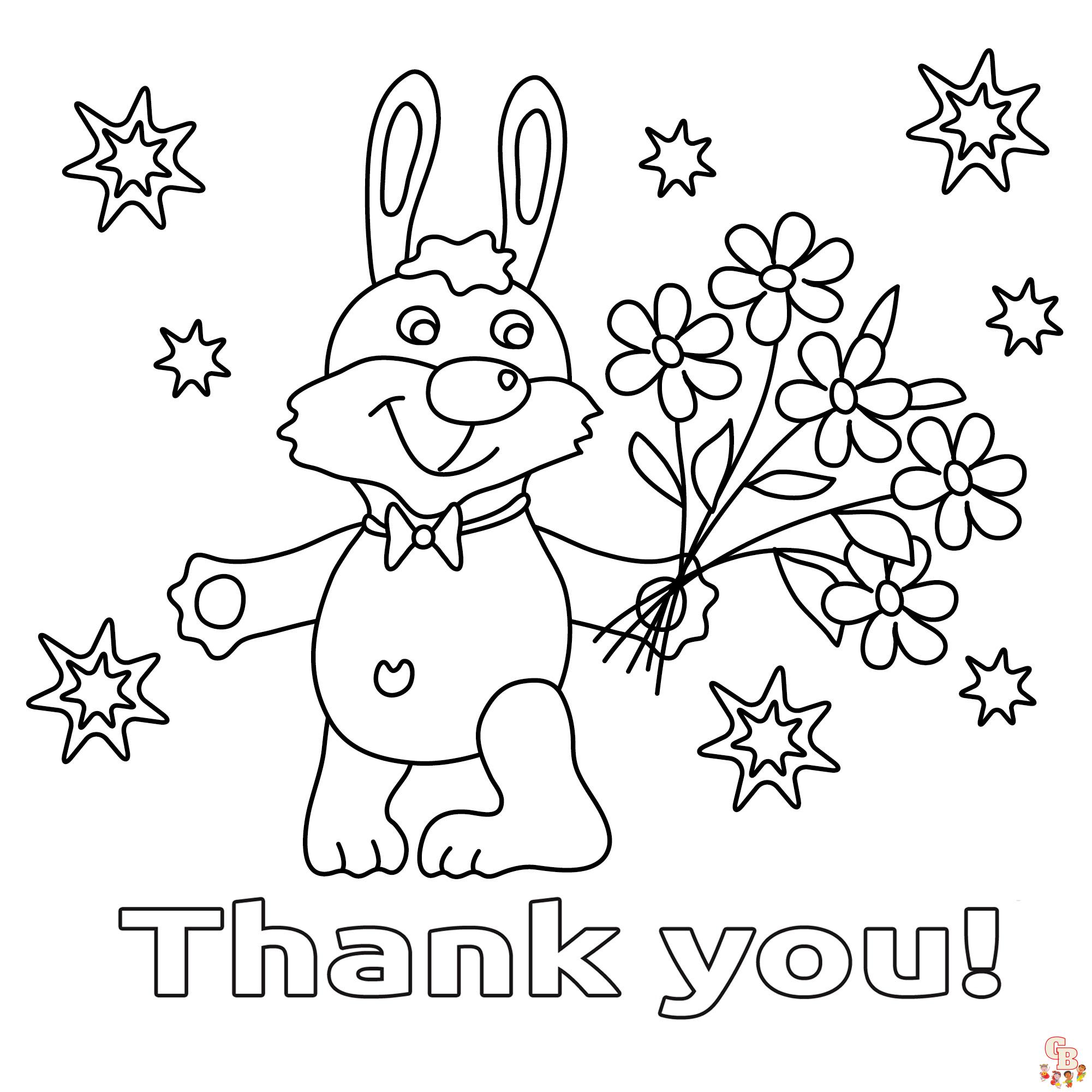 Thank You Coloring Pages 8