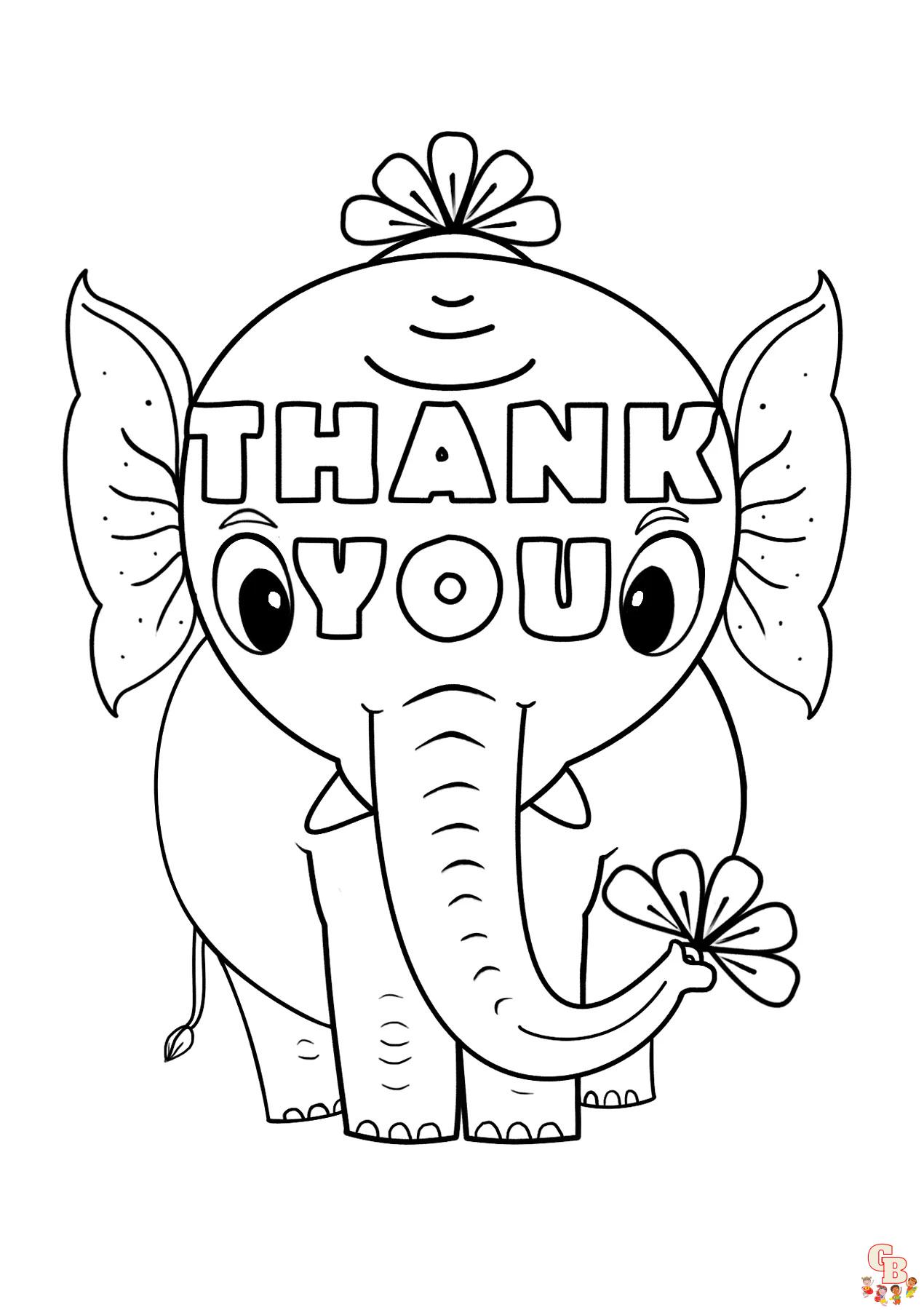 Thank You Coloring Pages 9