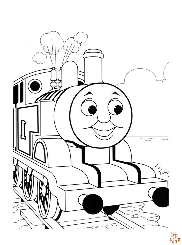 Thomas Coloring Pages 1