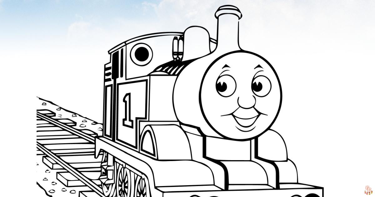 Thomas Coloring Pages 3