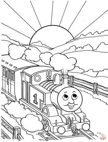 Thomas Coloring Pages 4