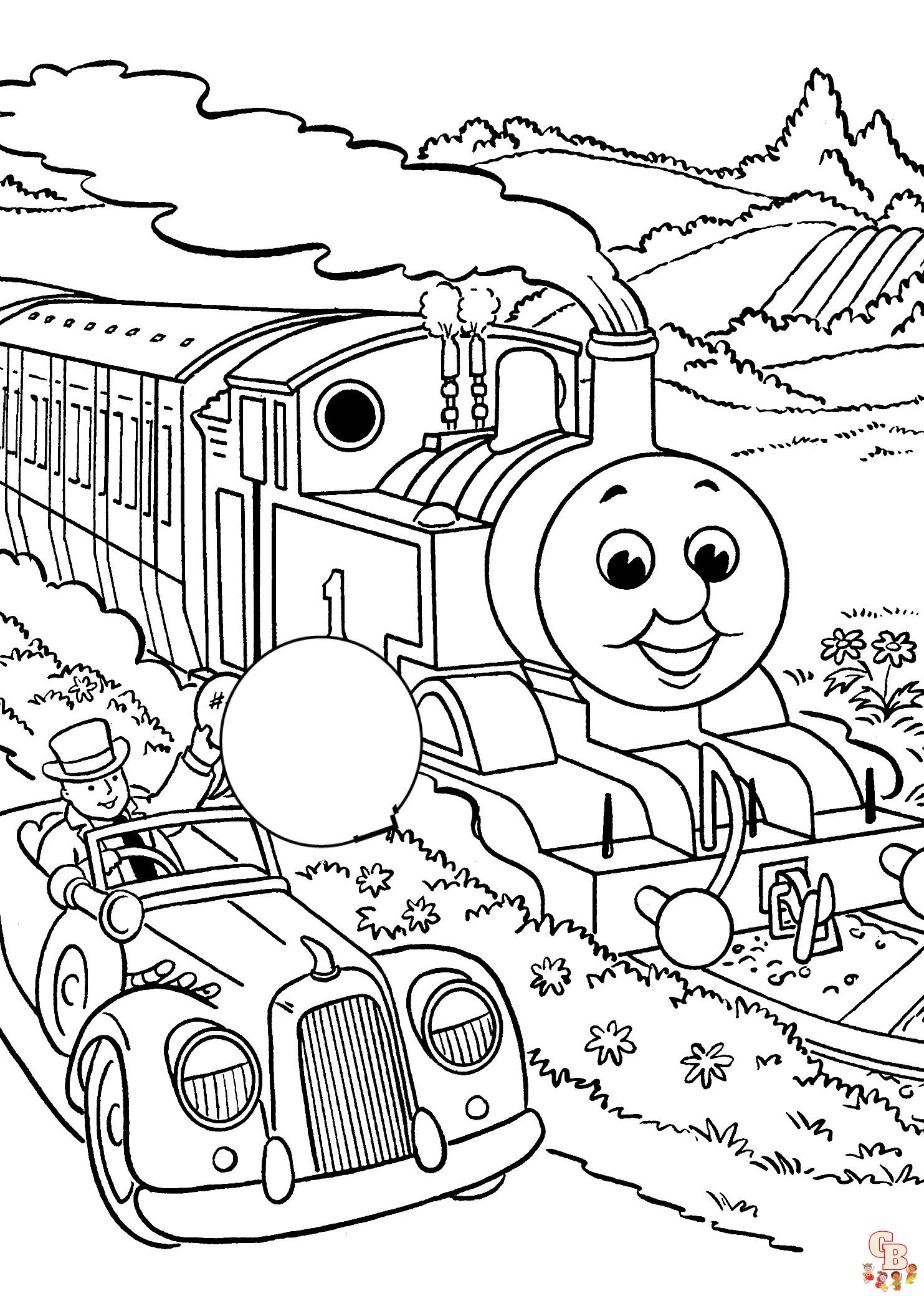 Thomas and Friends Coloring Pages