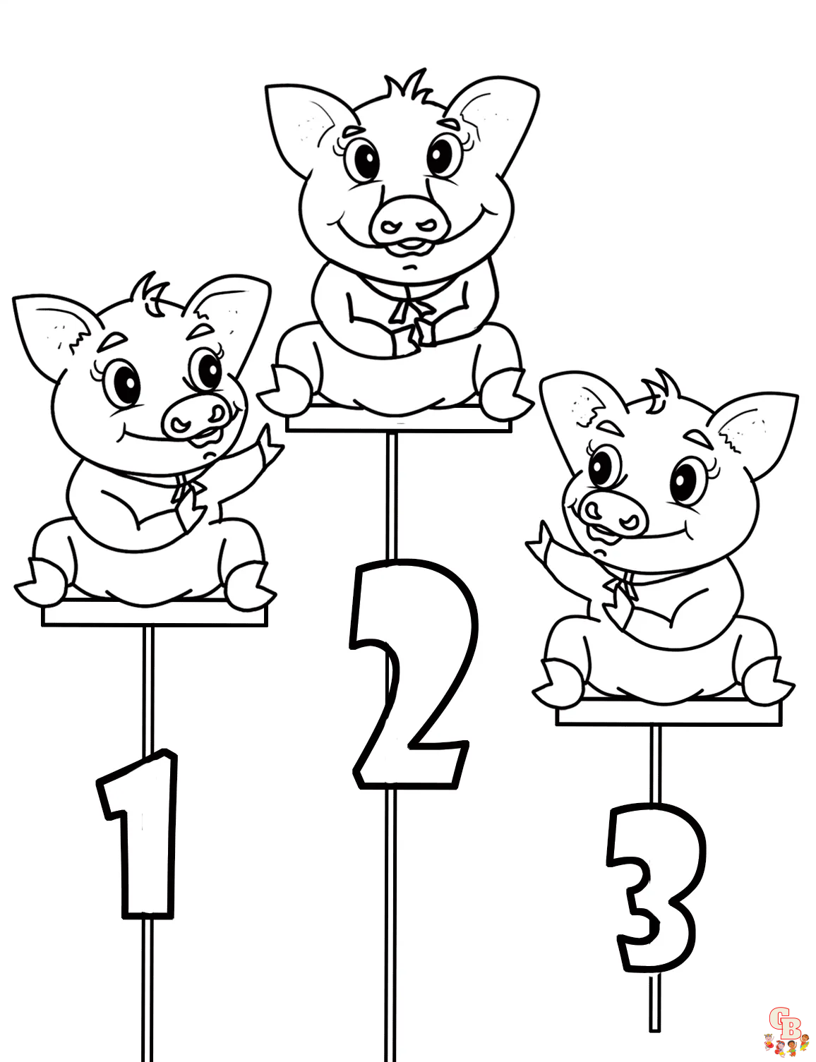 Three Little Pigs Coloring Pages 5