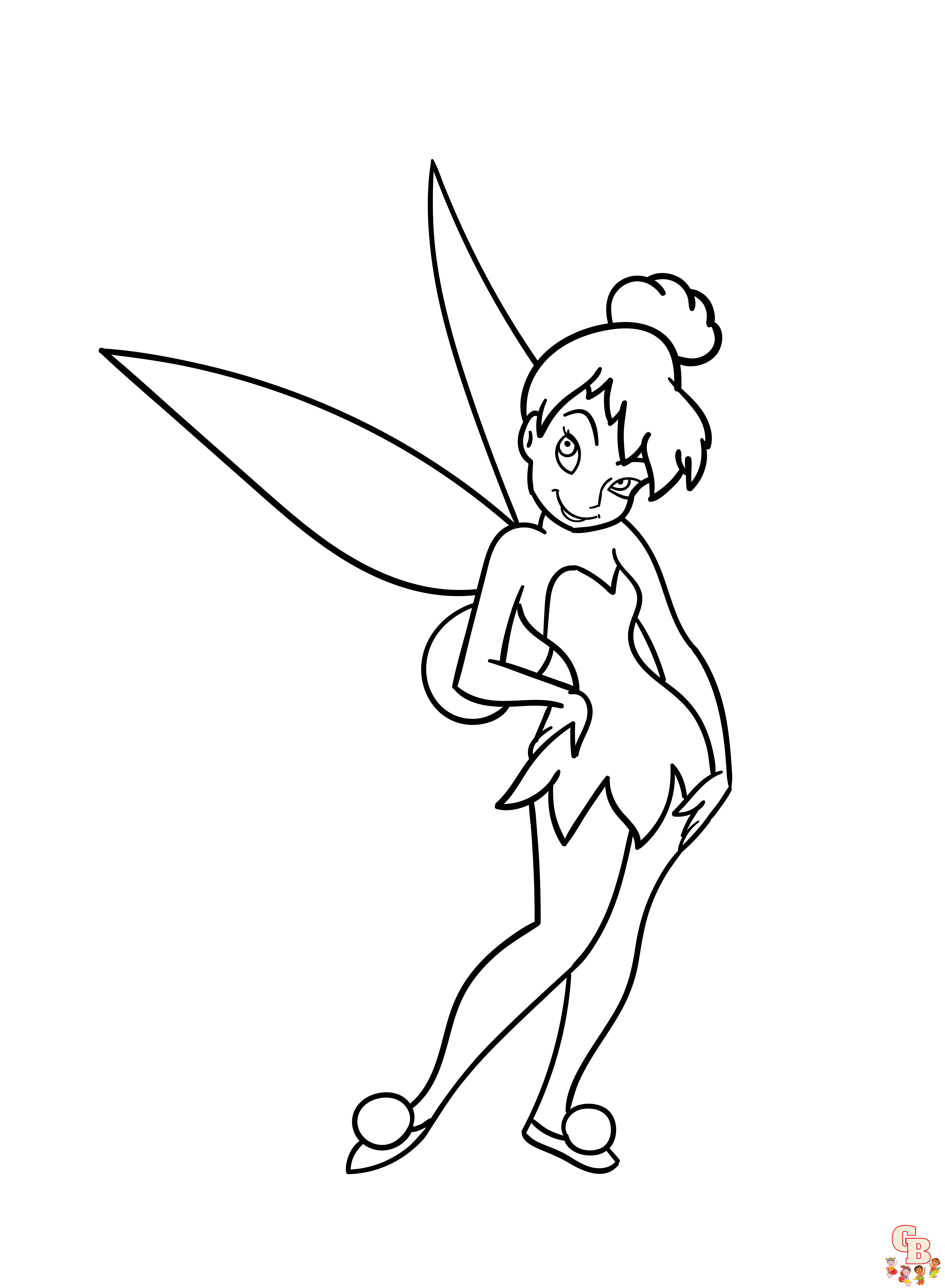 Tinkerbell Coloring Pages 1