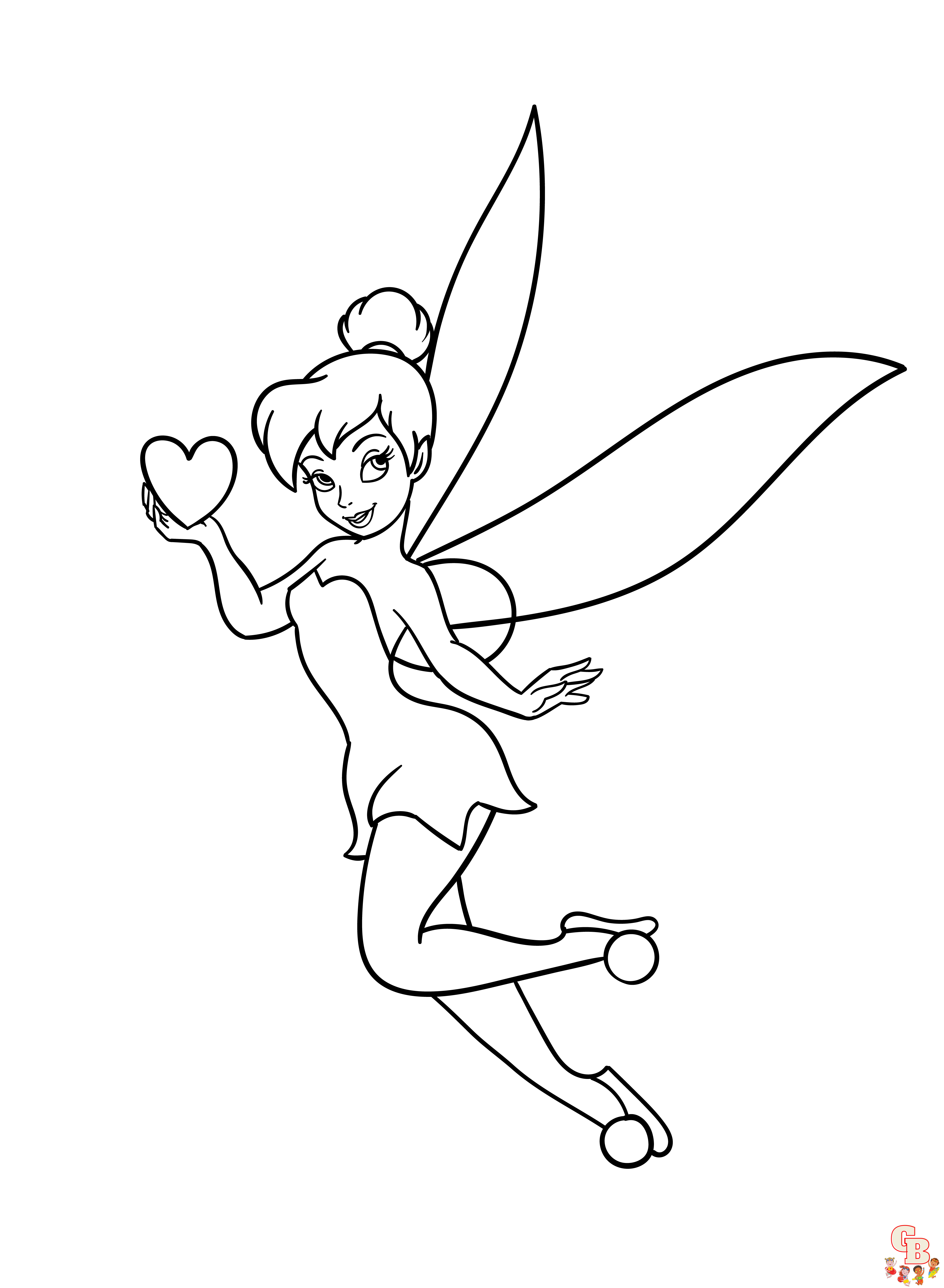 Tinkerbell Coloring Pages 2