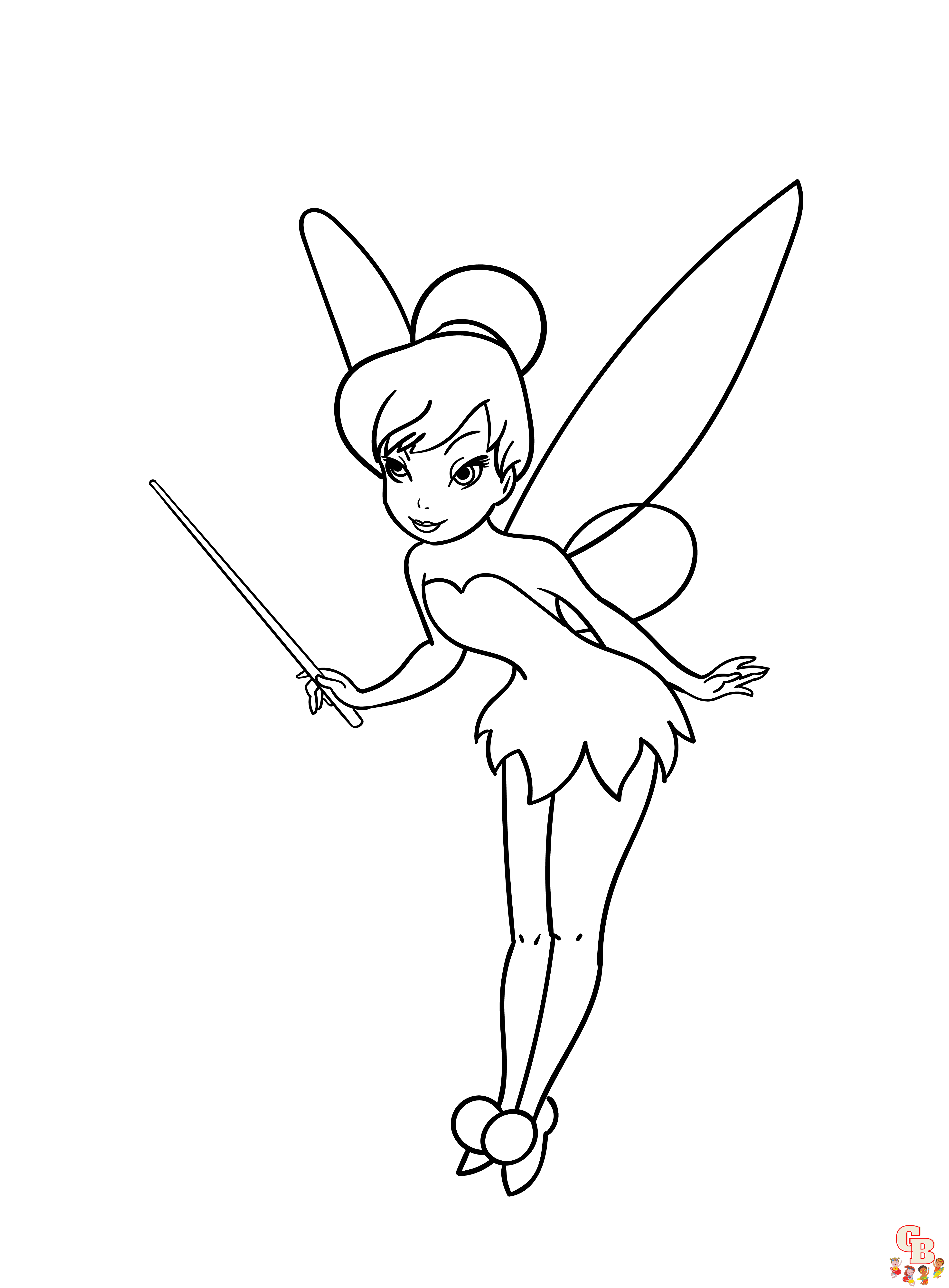 Tinkerbell Coloring Pages 4