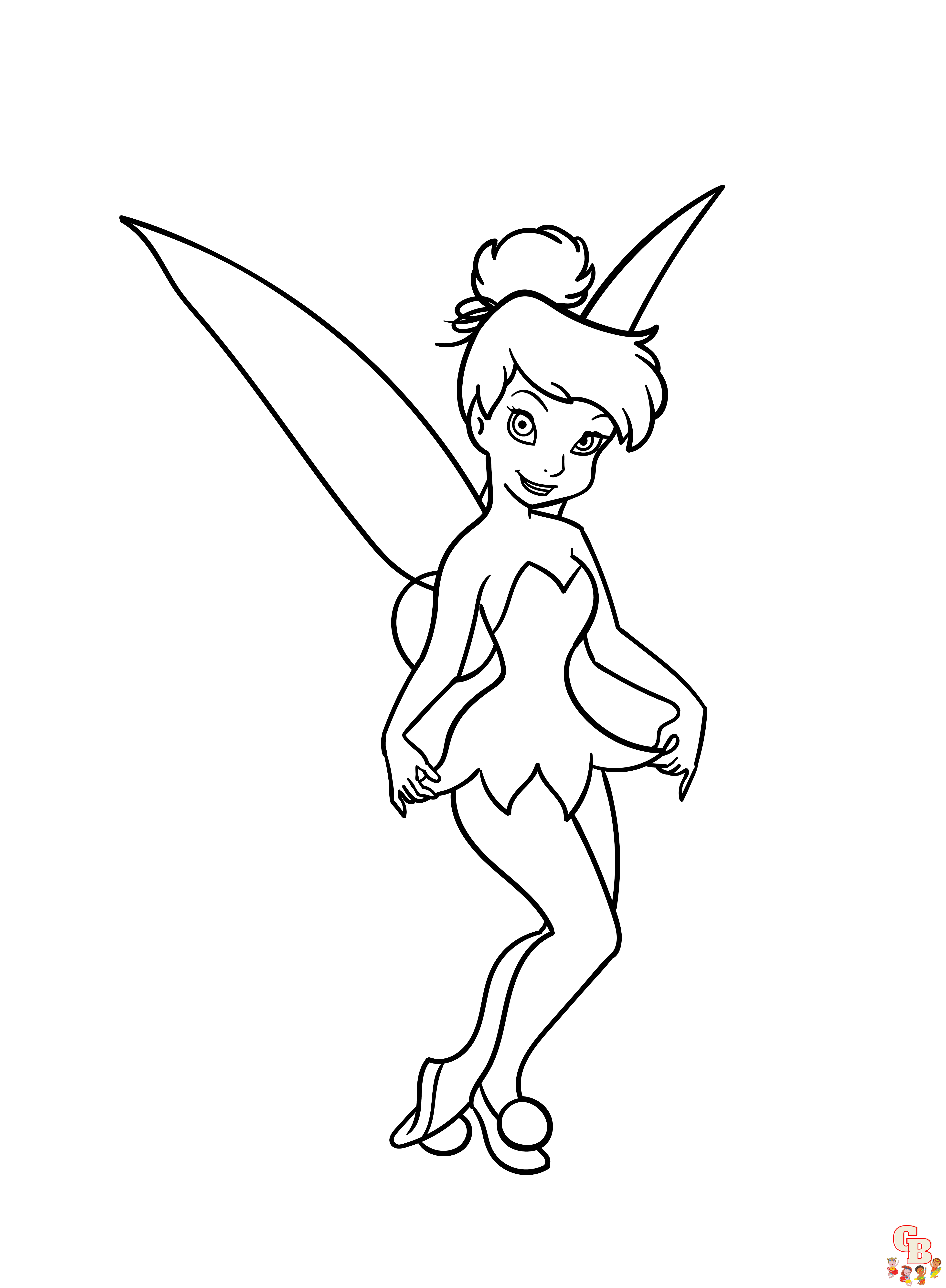 Tinkerbell Coloring Pages 6