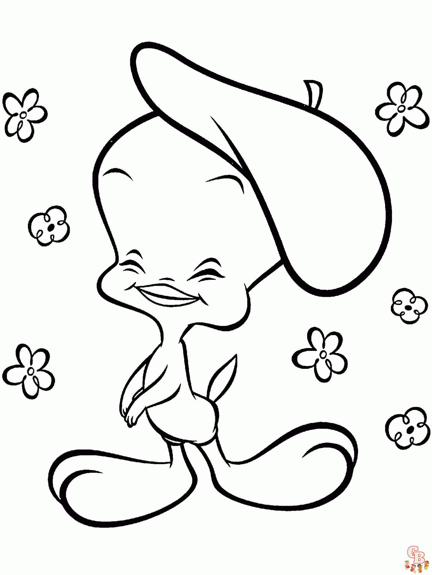 Tweety Bird Coloring pages 2