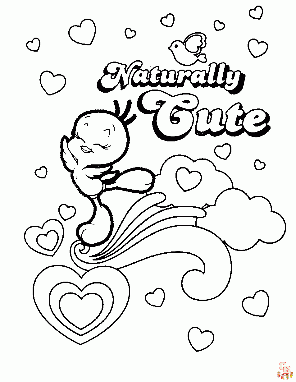 Tweety Bird Coloring pages 3