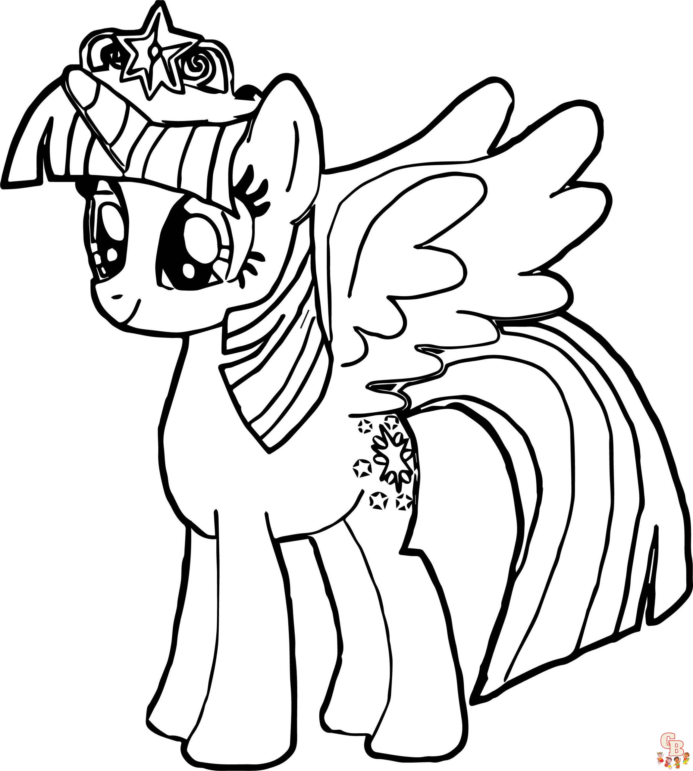 Twilight Sparkle My Little Pony Coloring Pages 2