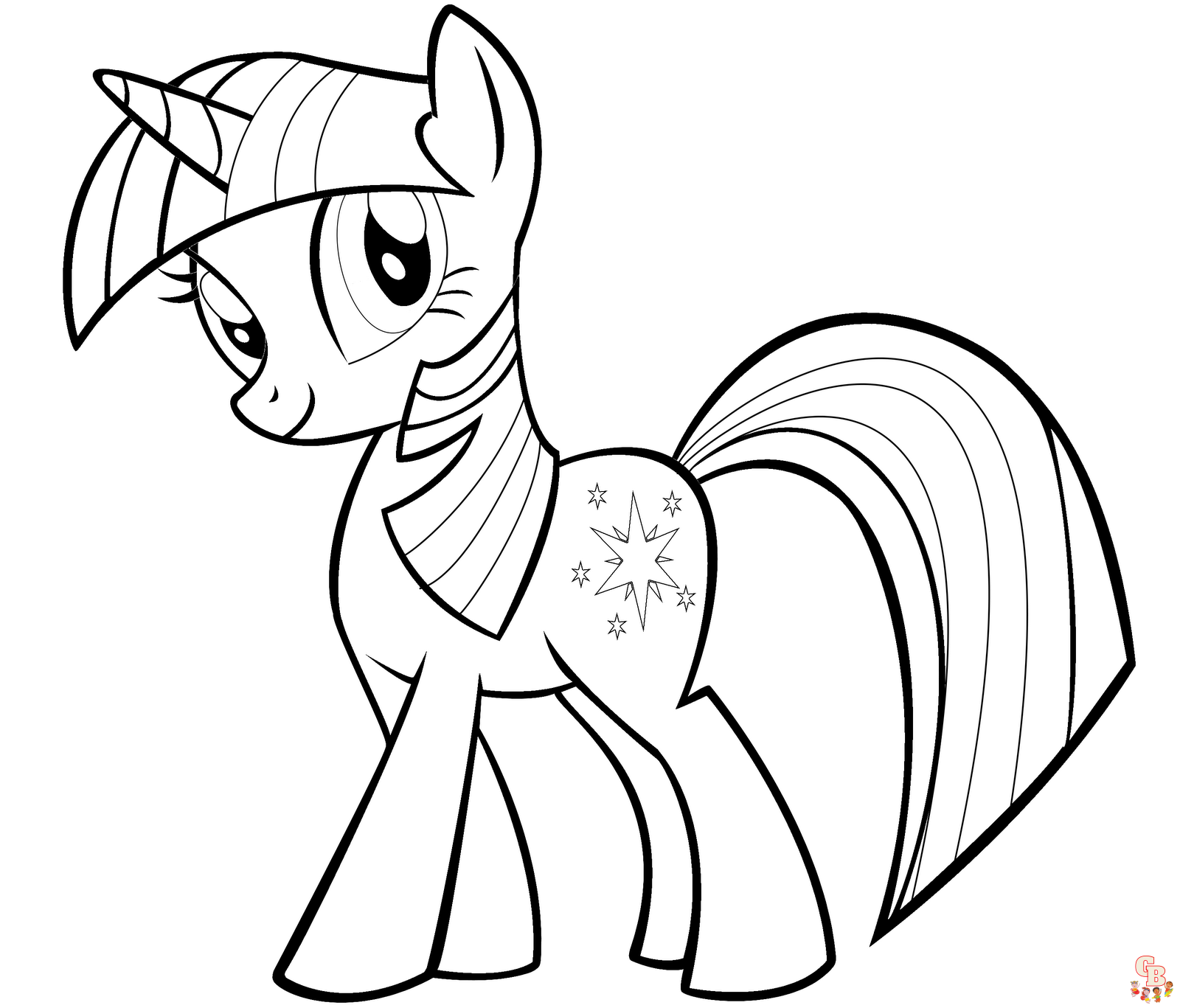 Twilight Sparkle My Little Pony Coloring Pages 2