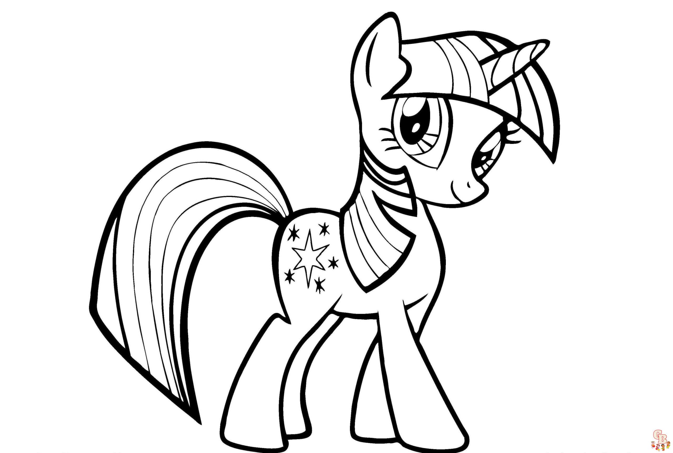 Twilight Sparkle My Little Pony Coloring Pages 3