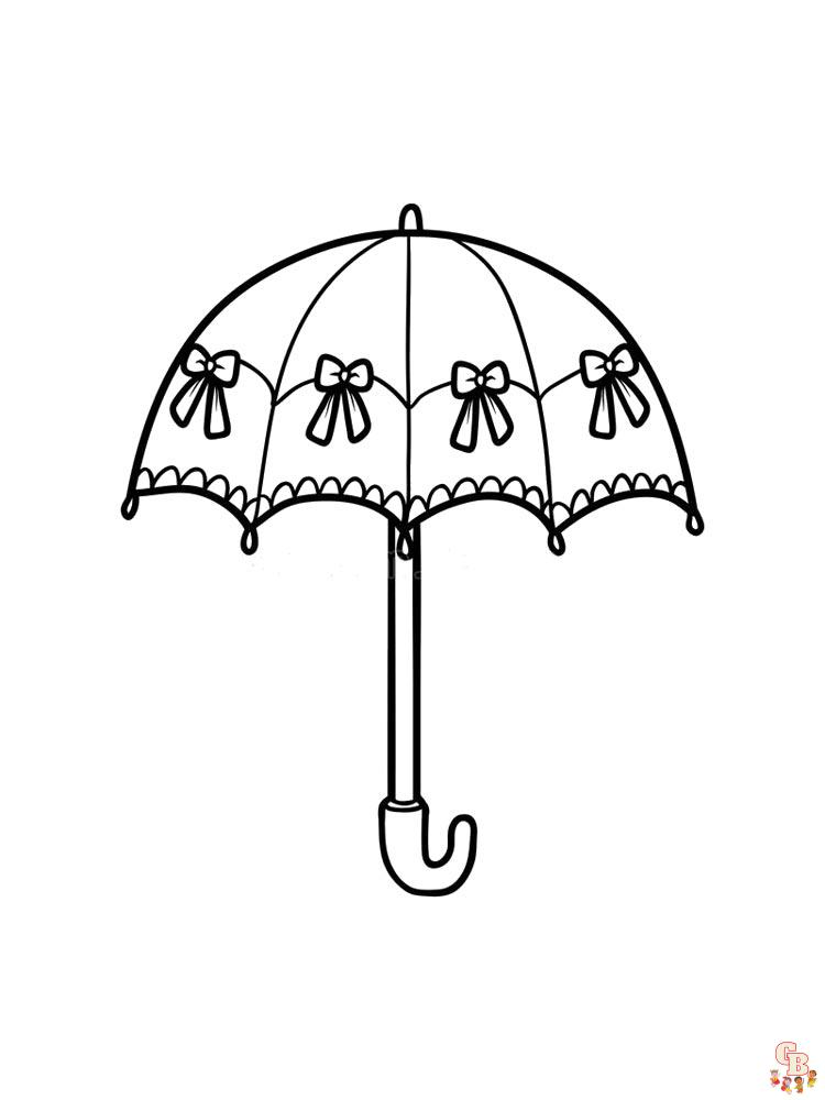 Umbrella Coloring Pages 15