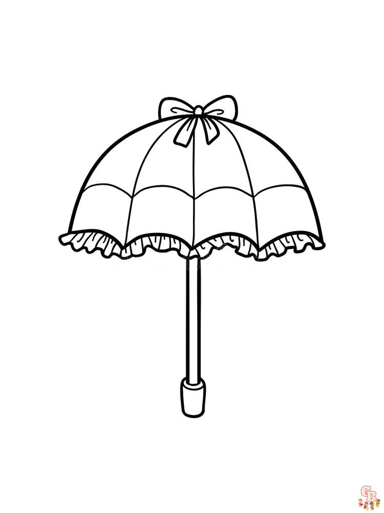 Umbrella Coloring Pages 16