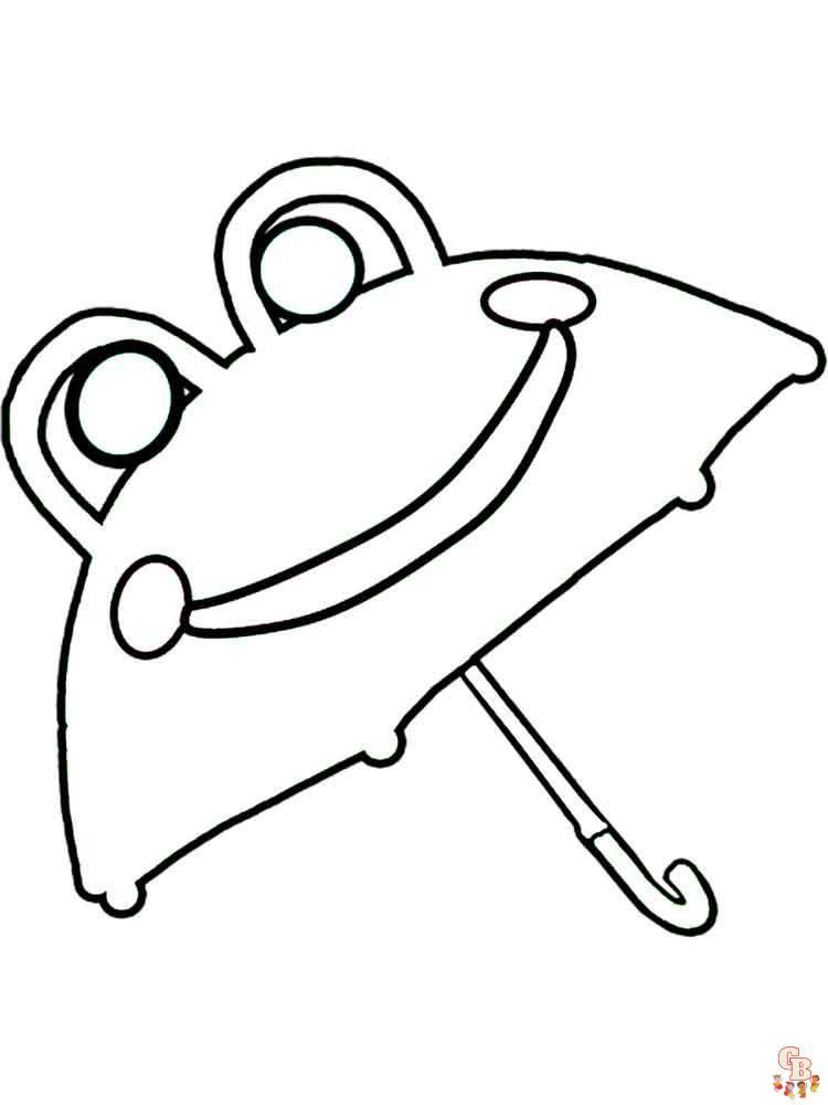 Umbrella Coloring Pages 5