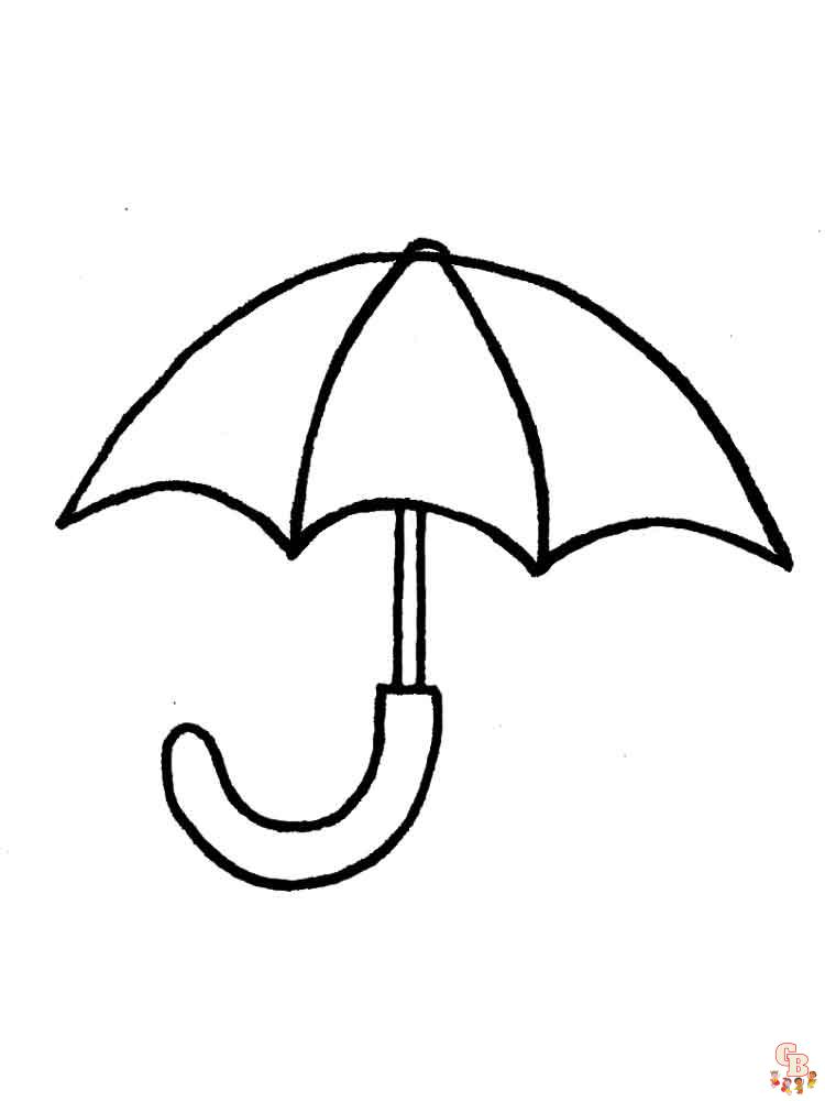 Umbrella Coloring Pages 8