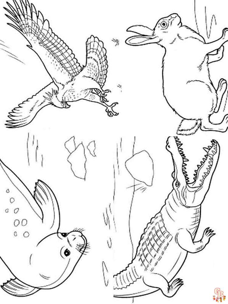 Wild Animal Coloring Pages 35