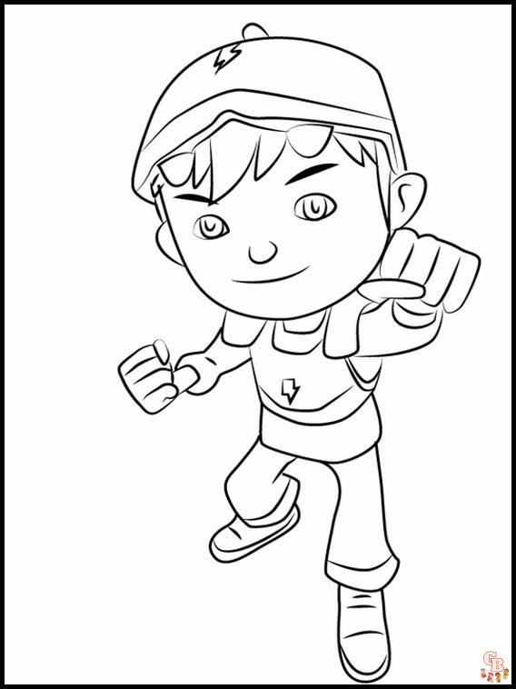 boboiboy coloring pages 1 1