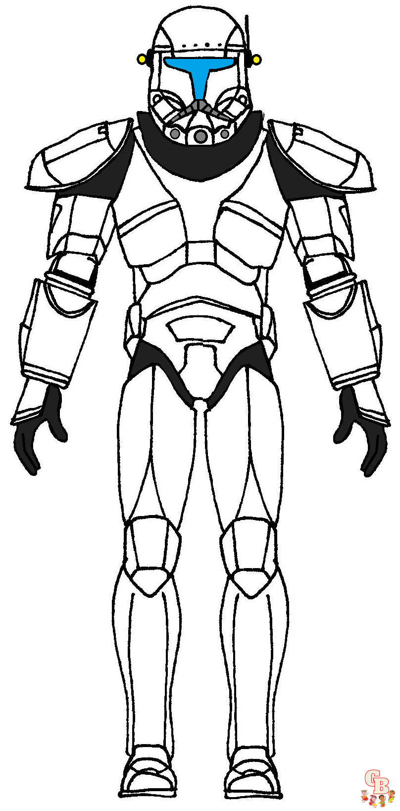 clone trooper coloring pages 2