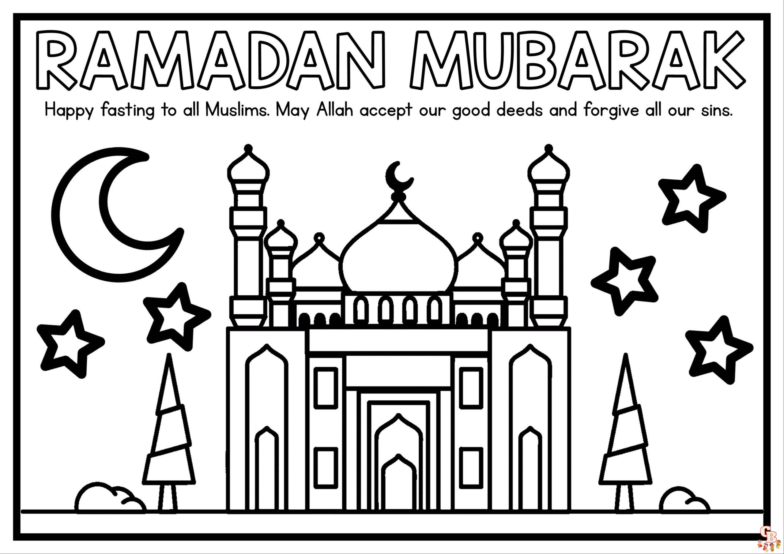 coloring pages for ramadan