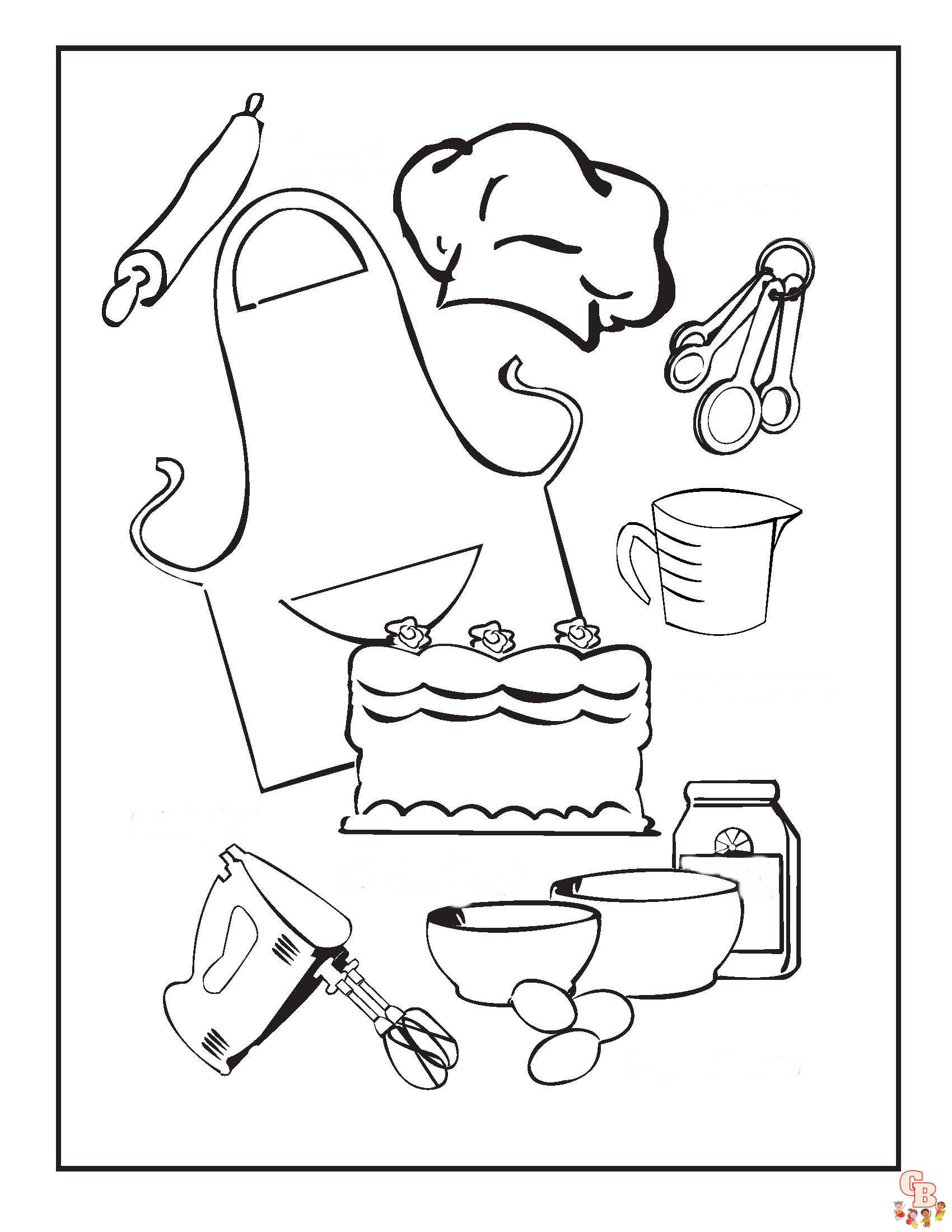 cooking coloring pages 8