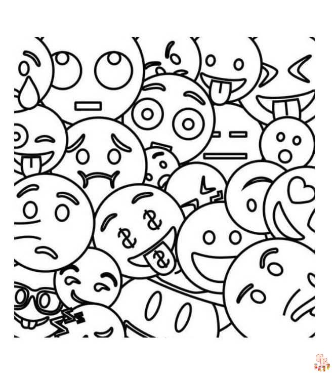 emoji coloring pages 1 1