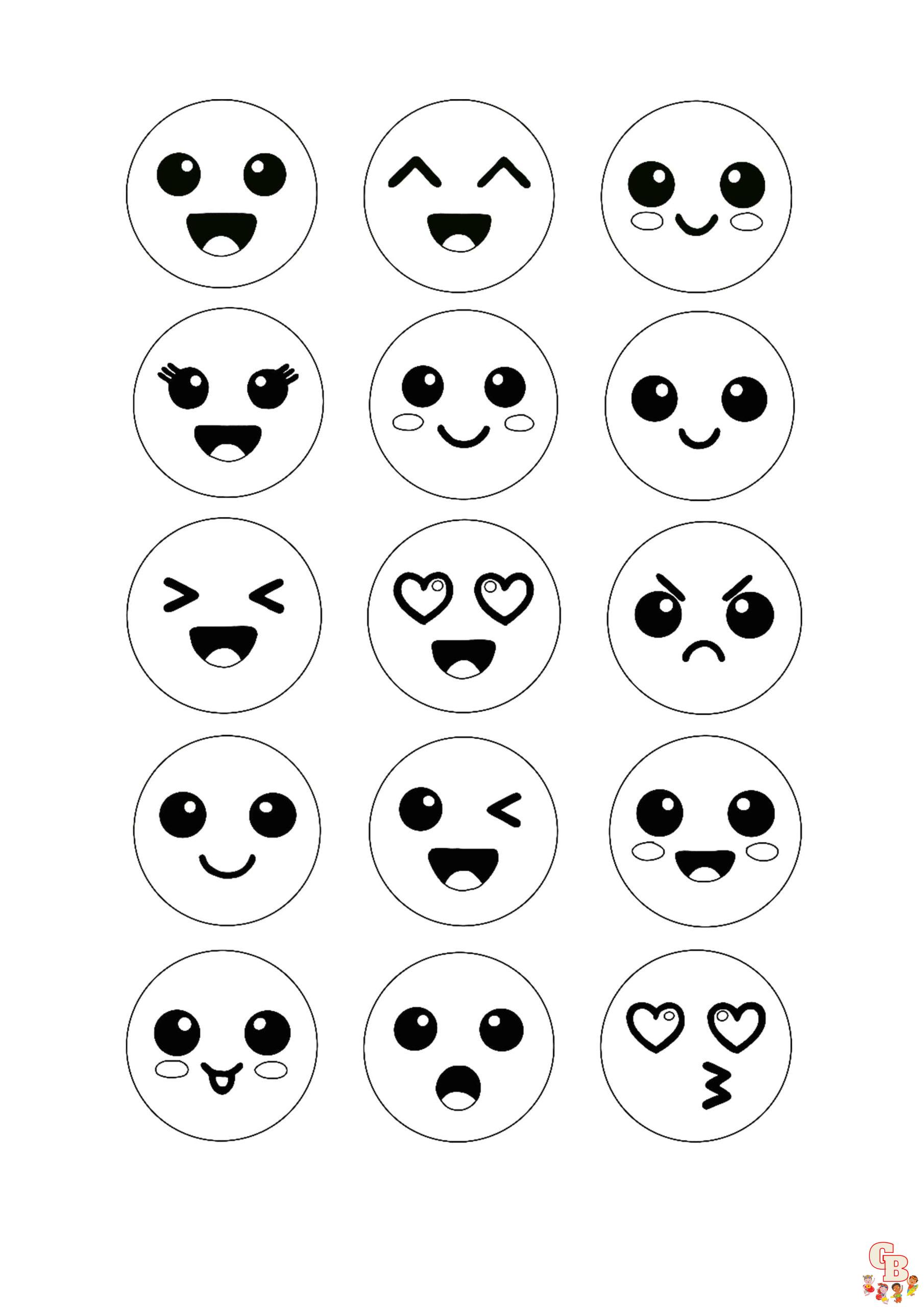 emoji coloring pages 2 1